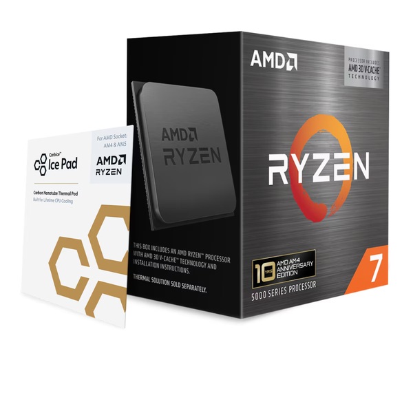 AMD Ryzen 7 5800X3D Anniversary Edition 3.4 GHz 96 MB, AM4 - processor (WOF)