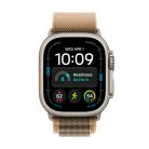 Apple Watch Ultra 4 49 mm titanboett naturlig med bergsloop &ouml;kensand (Small)