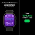 Apple Watch Ultra 4 49 mm titanboett naturlig med bergsloop &ouml;kensand (Small)