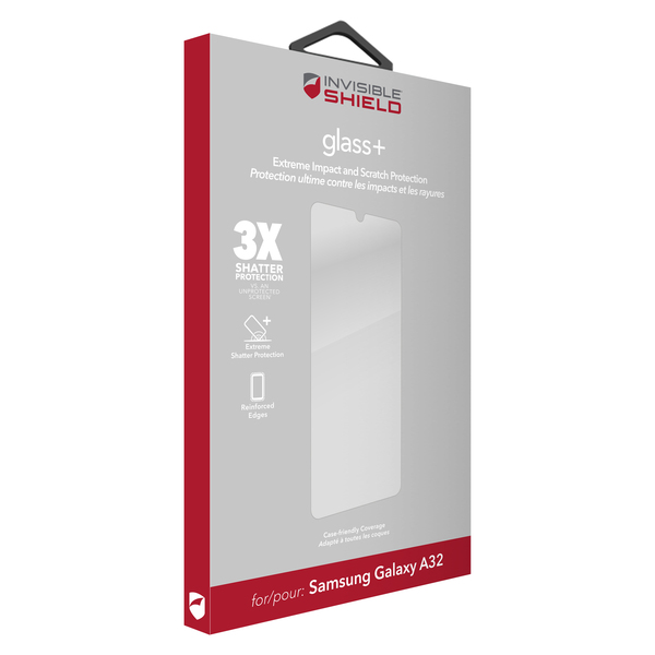 ZAGG InvisibleShield Glass+ Samsung Galaxy A32 Case Friendly Screen