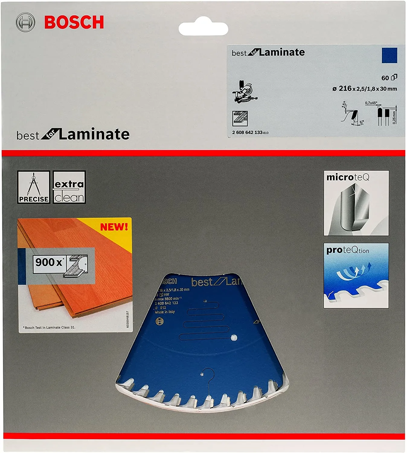 Bosch Powertools circular saw blade Best for Laminate - 2608642133