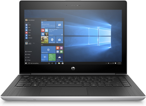 HP 13.3" ProBook 430, 128GB, Win 10 Pro - kannettava, hopea (ML)