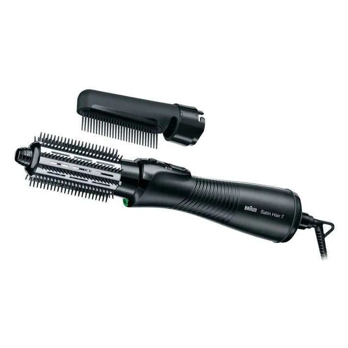 Braun Satin Hair 7 AS720 Steam Hot Air Brush, Black/Silver