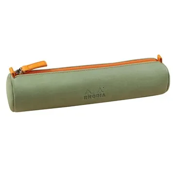 Rhodiarama round pencil case celadon