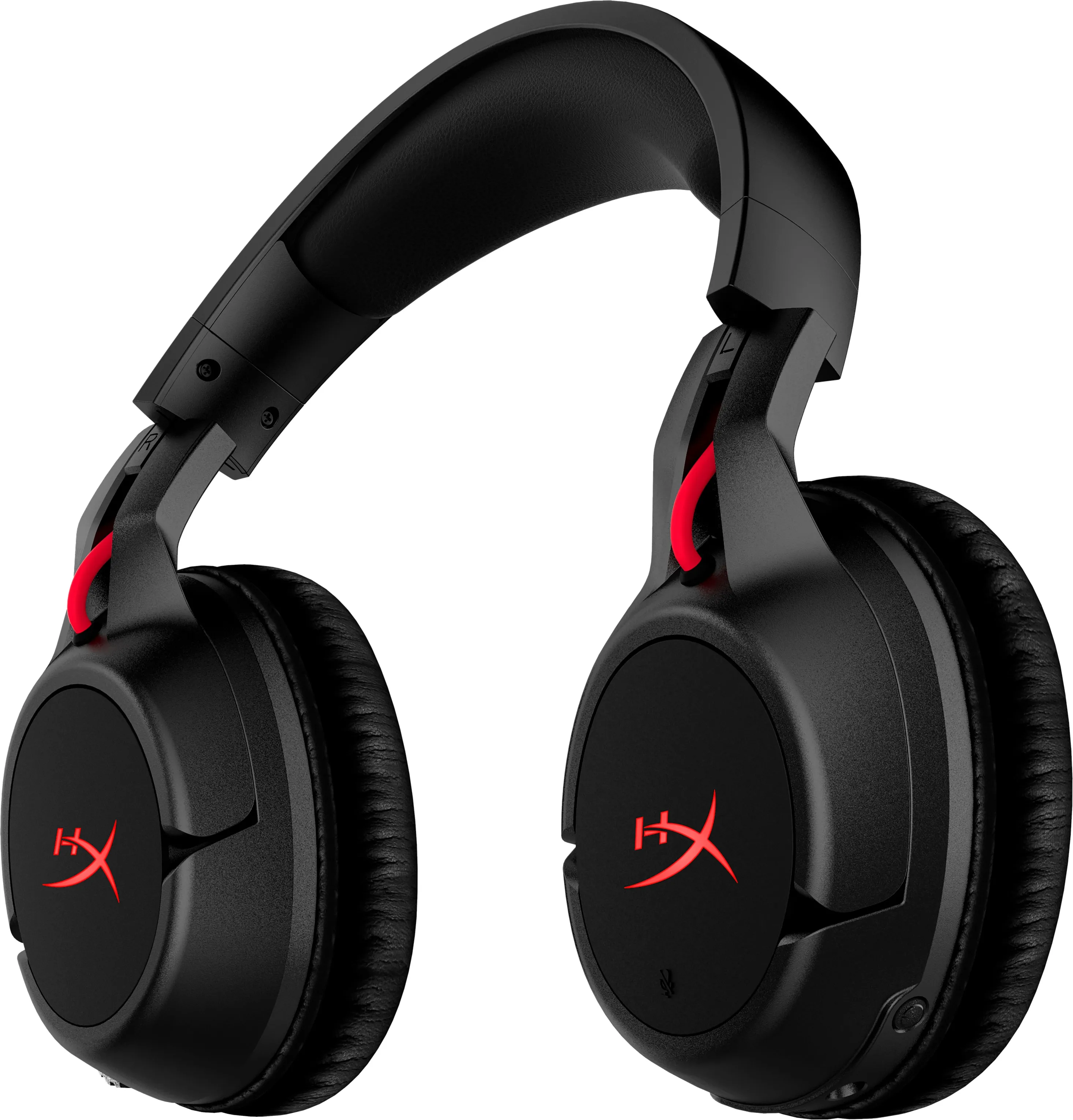 HyperX Cloud Flight tr&aring;dl&ouml;s gaming headset, svart