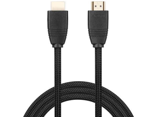 Sandberg HDMI &ndash; HDMI 2,1 -kaapeli, 1 m, Musta