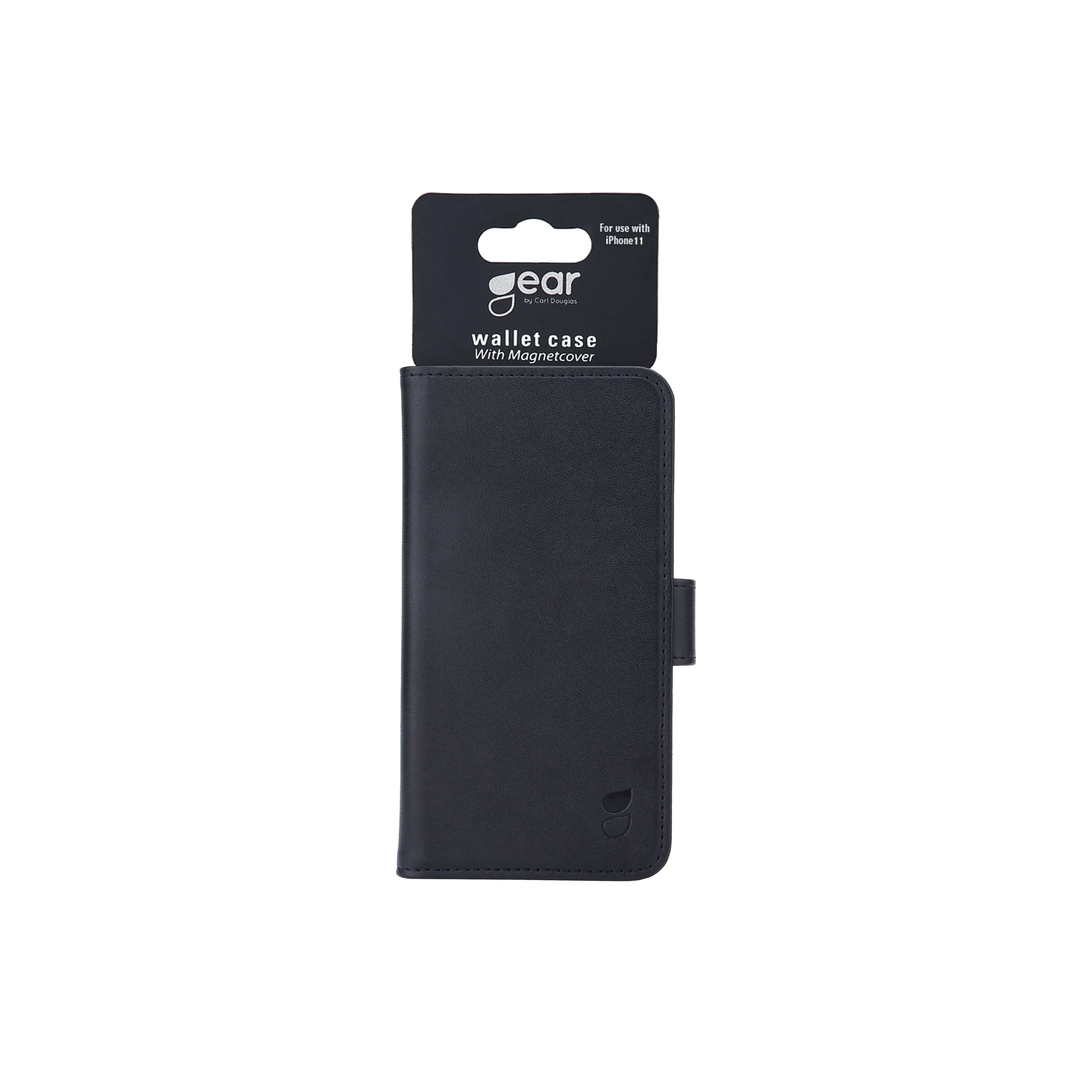 GEAR Wallet, iPhone Xr - 2-in-1 Wallet Case, Black