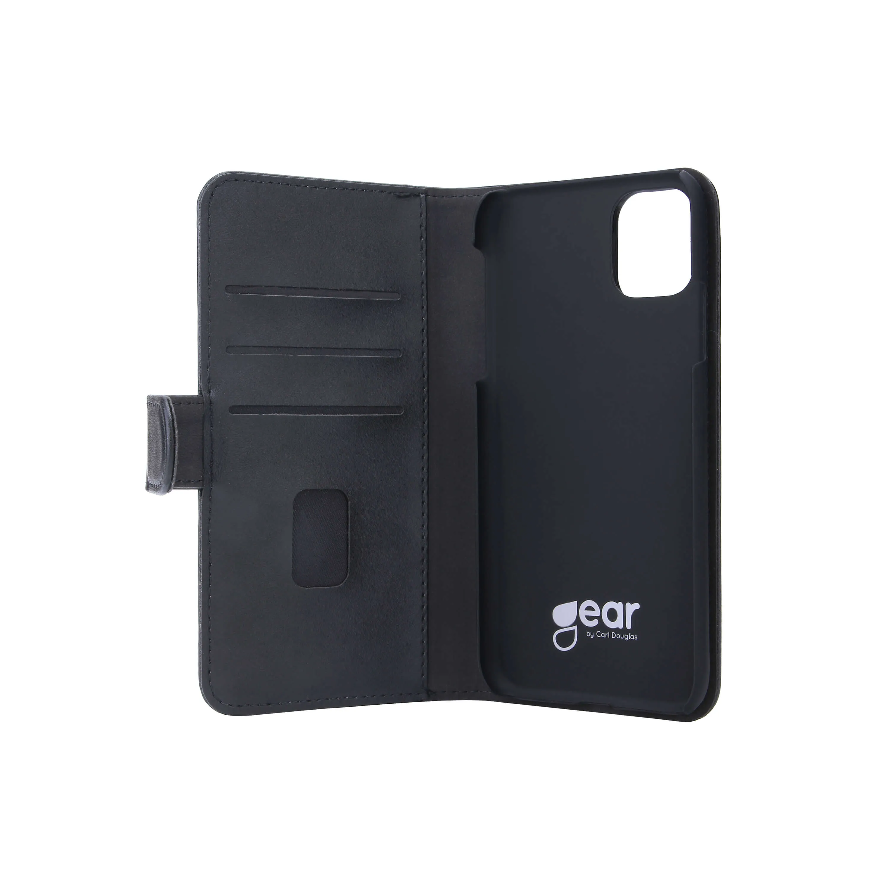 GEAR Wallet, iPhone Xr - 2-in-1 Wallet Case, Black