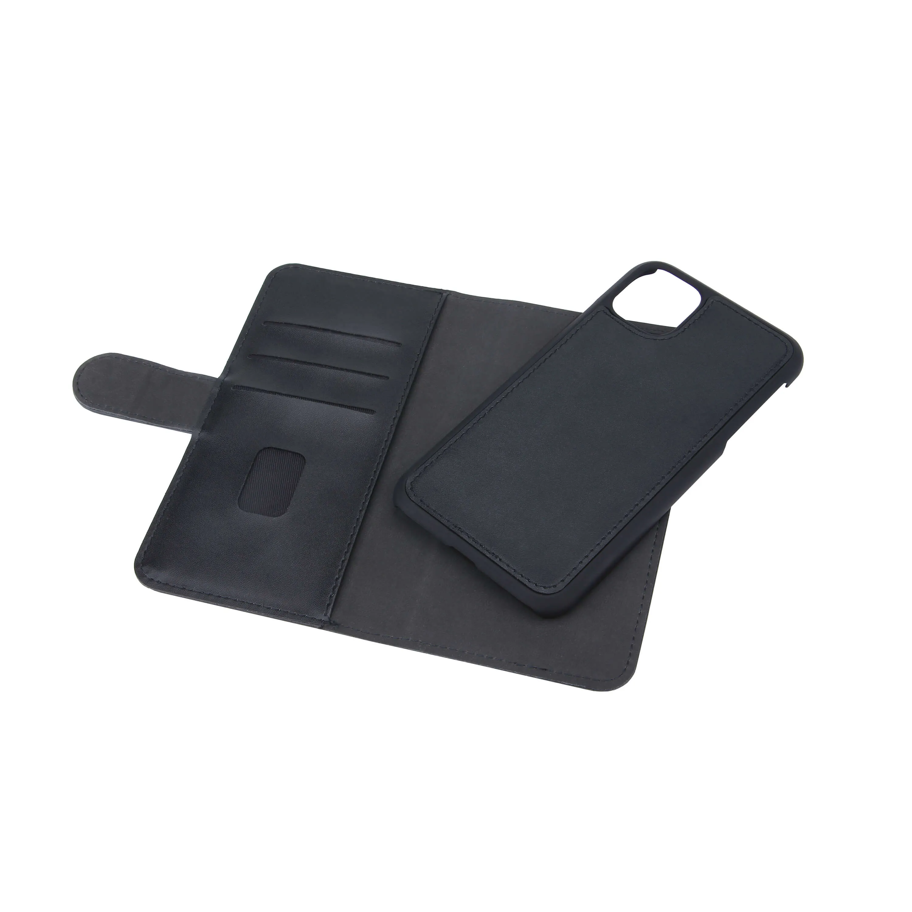 GEAR Wallet, iPhone Xr - 2-in-1 Wallet Case, Black