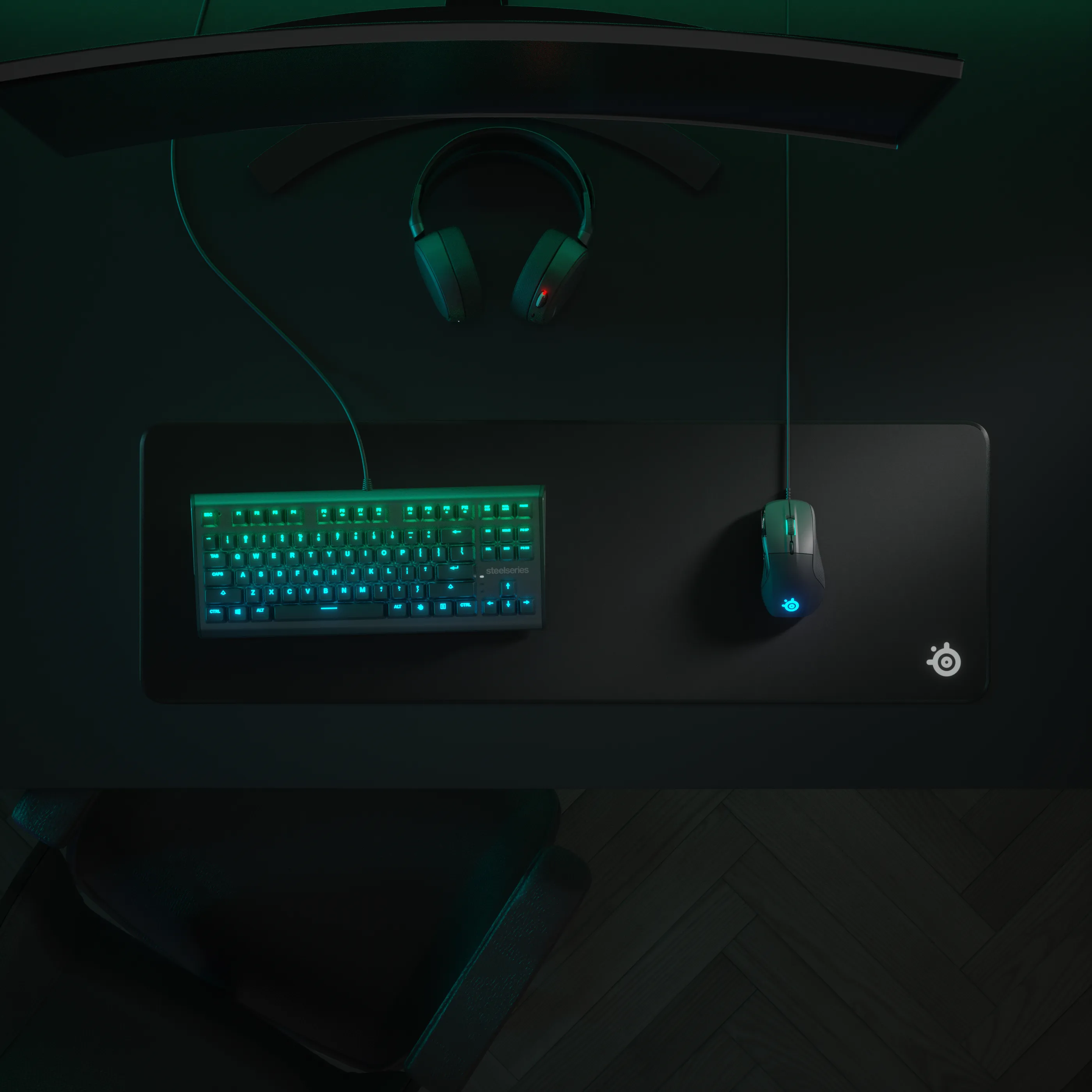 SteelSeries QcK Edge XL - gaming musmatta, 900x300 mm, Svart