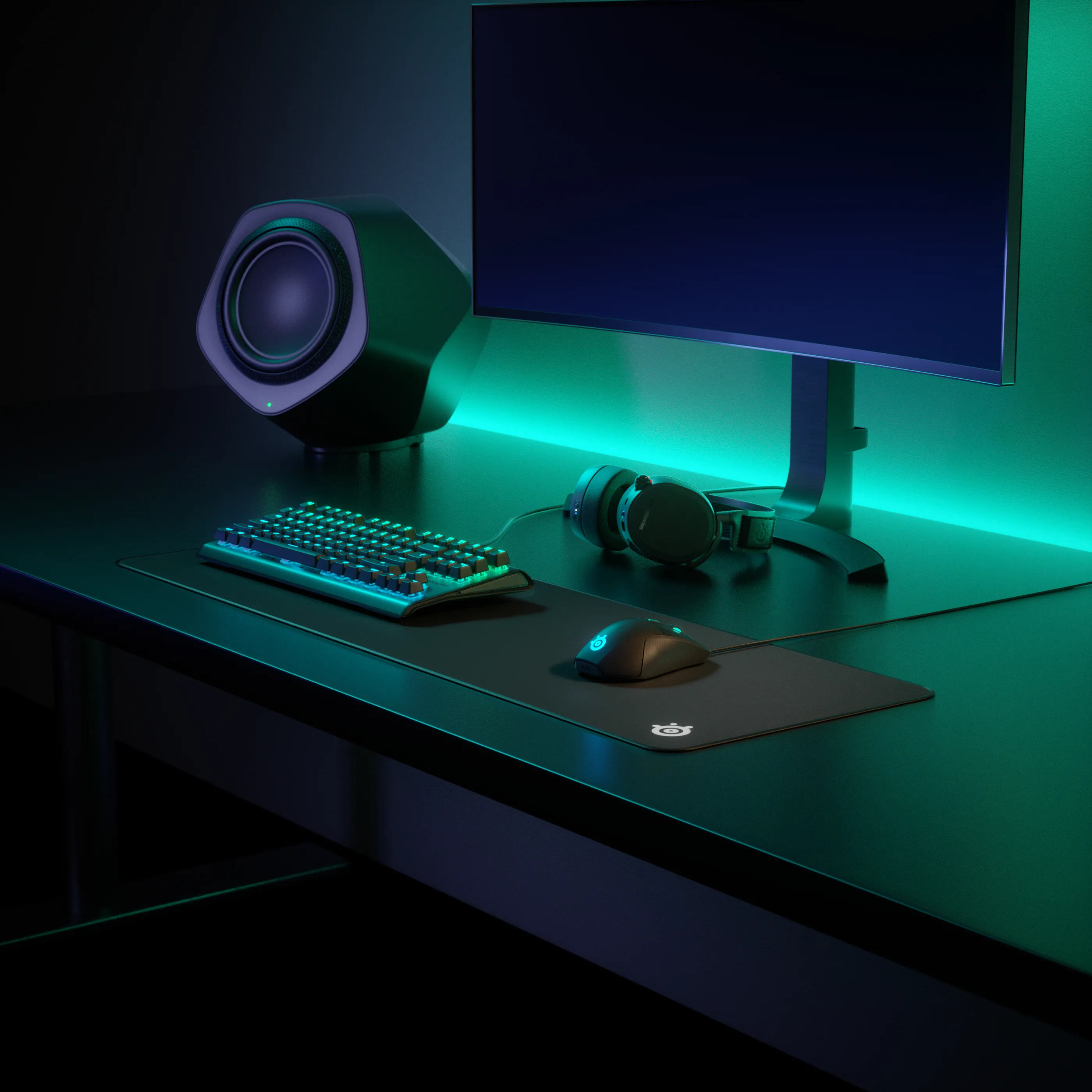 SteelSeries QcK Edge XL - gaming musmatta, 900x300 mm, Svart