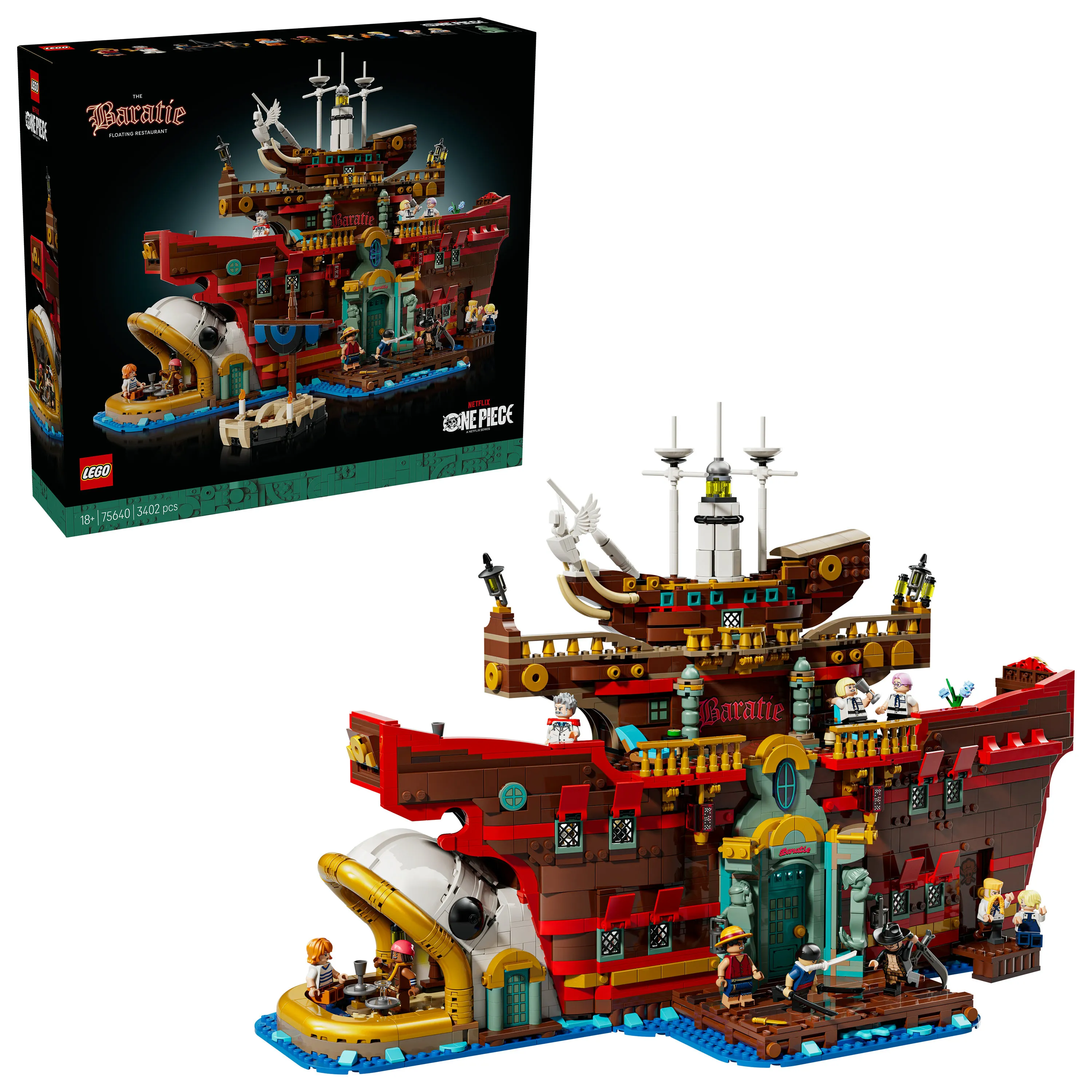 LEGO One Piece Floating Baratie 75640