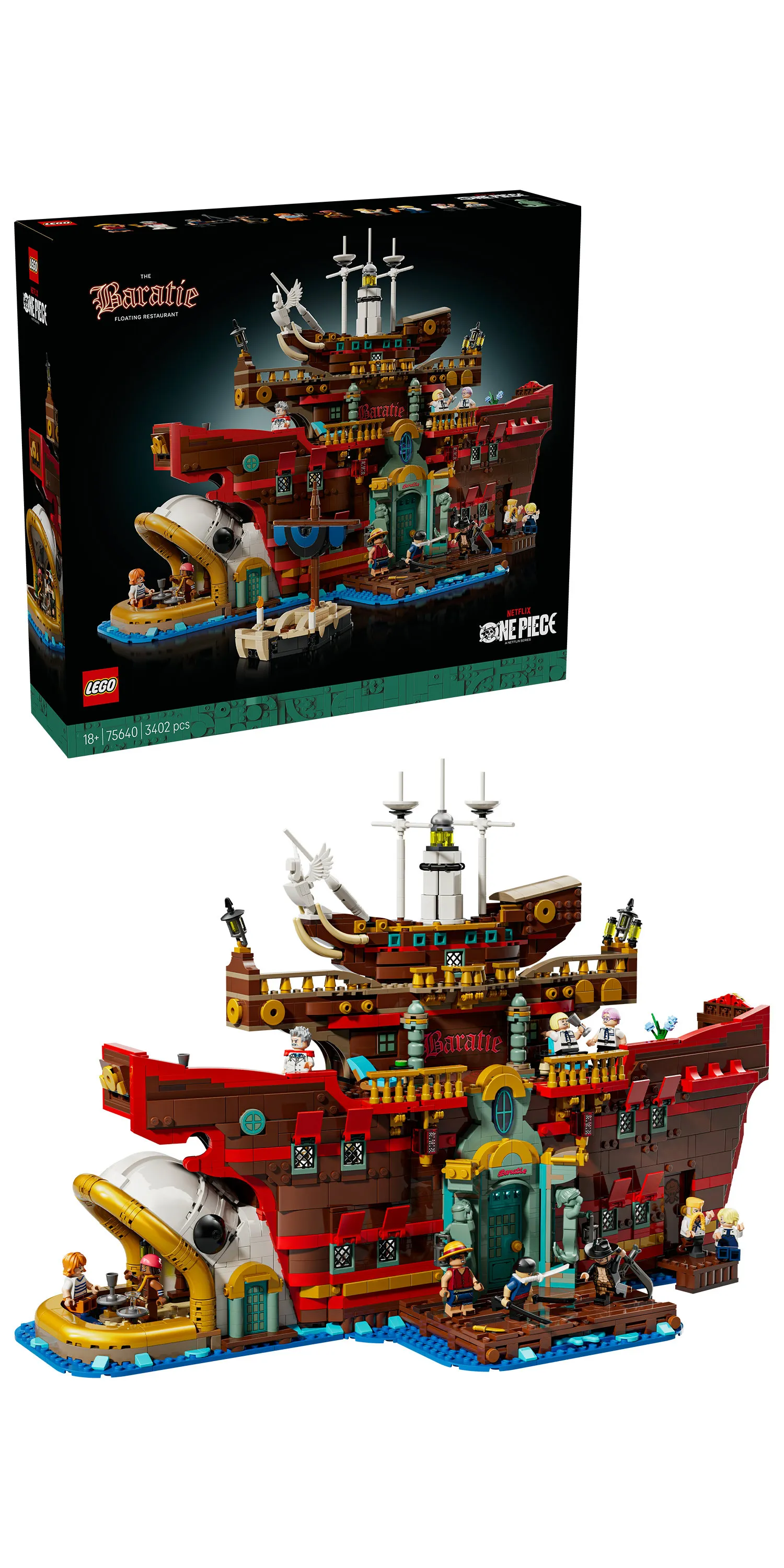 LEGO One Piece Floating Baratie 75640