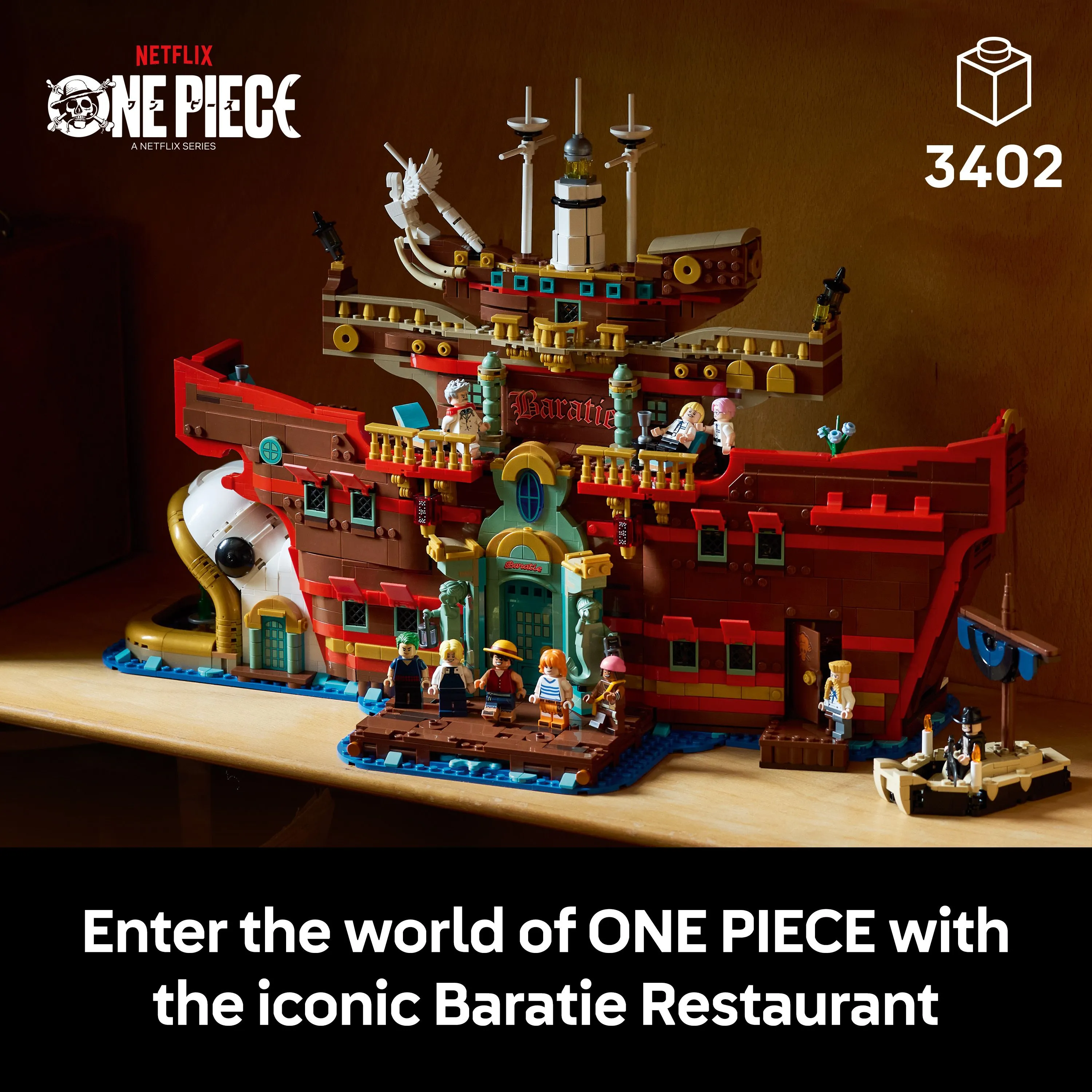 LEGO One Piece Floating Baratie 75640
