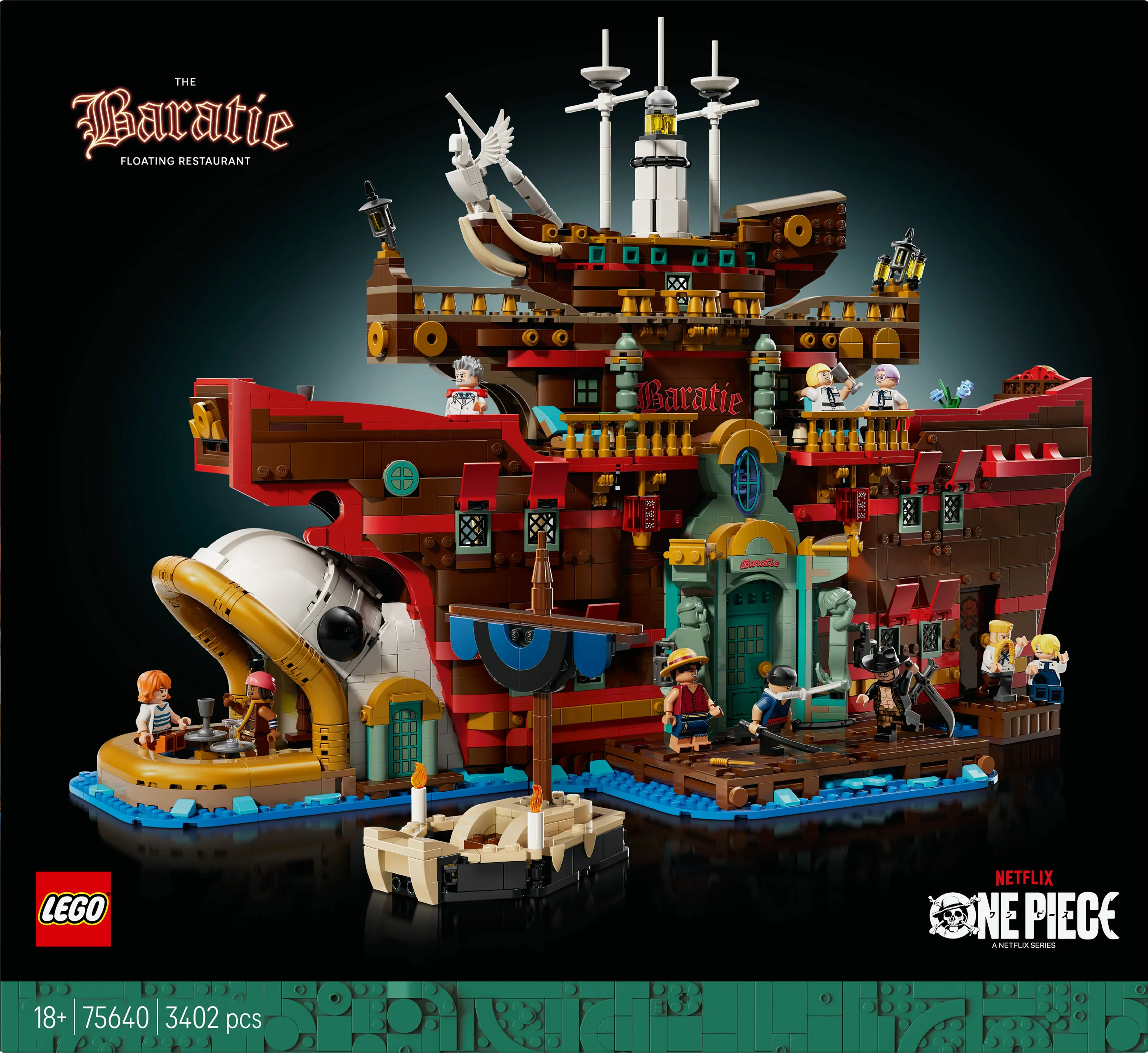 LEGO One Piece Floating Baratie 75640