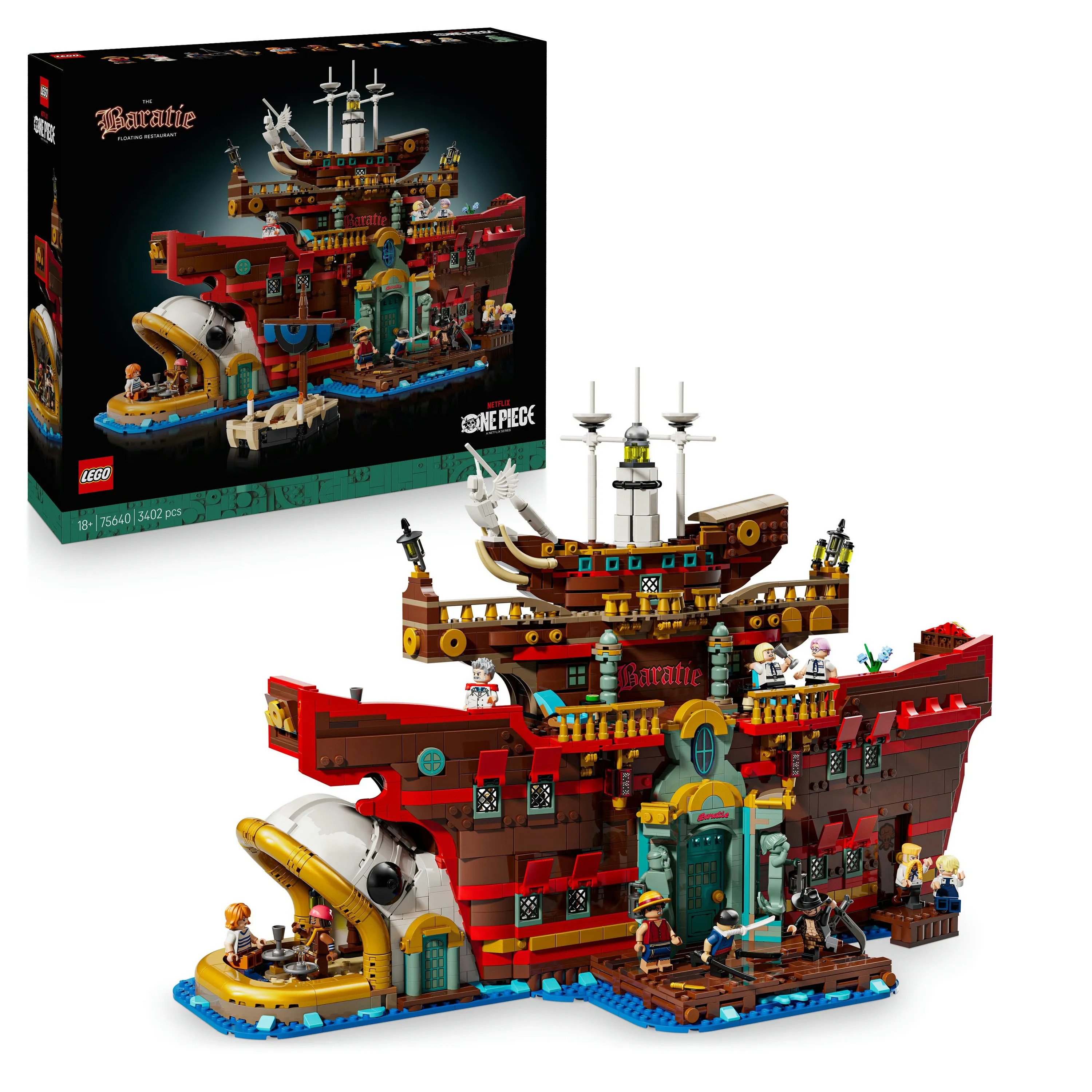 LEGO One Piece Floating Baratie 75640