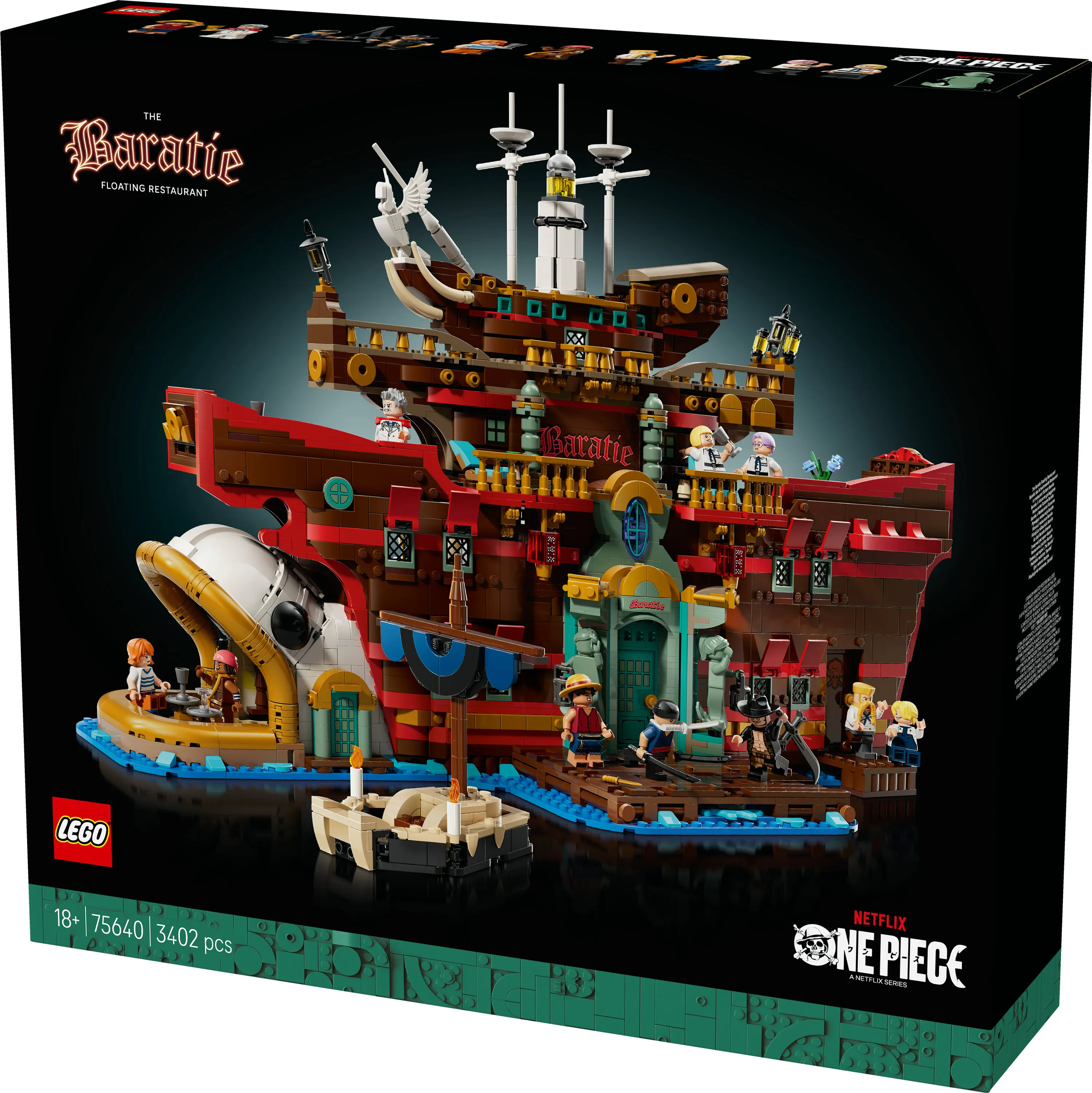 LEGO One Piece Floating Baratie 75640