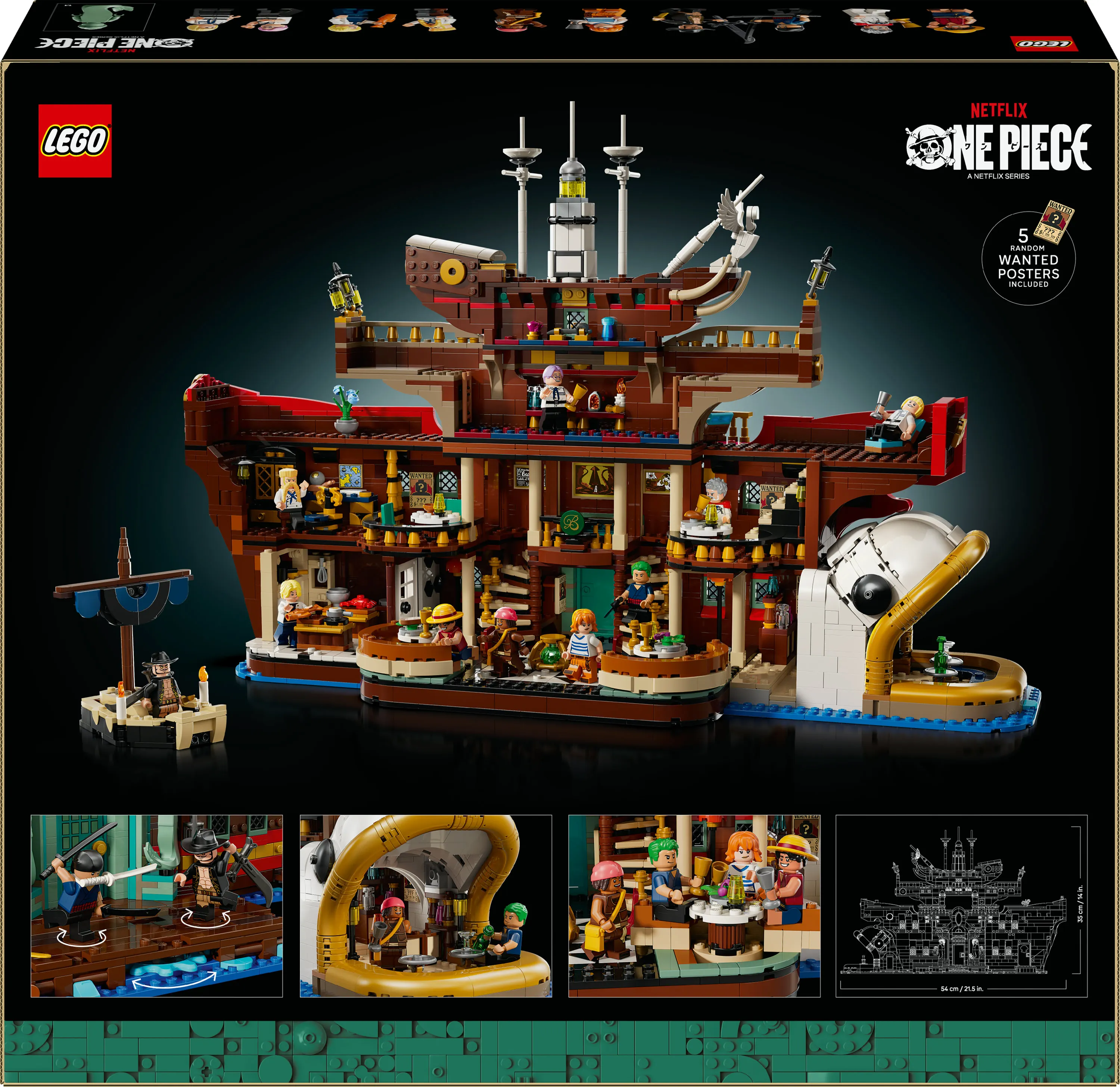 LEGO One Piece Floating Baratie 75640