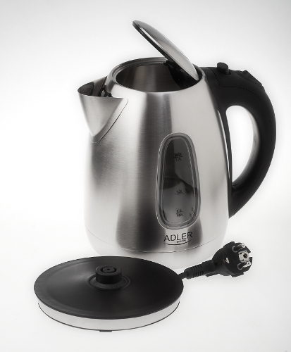 Adler AD1223 kettle, 1.7L, 2200W, Stainless steel