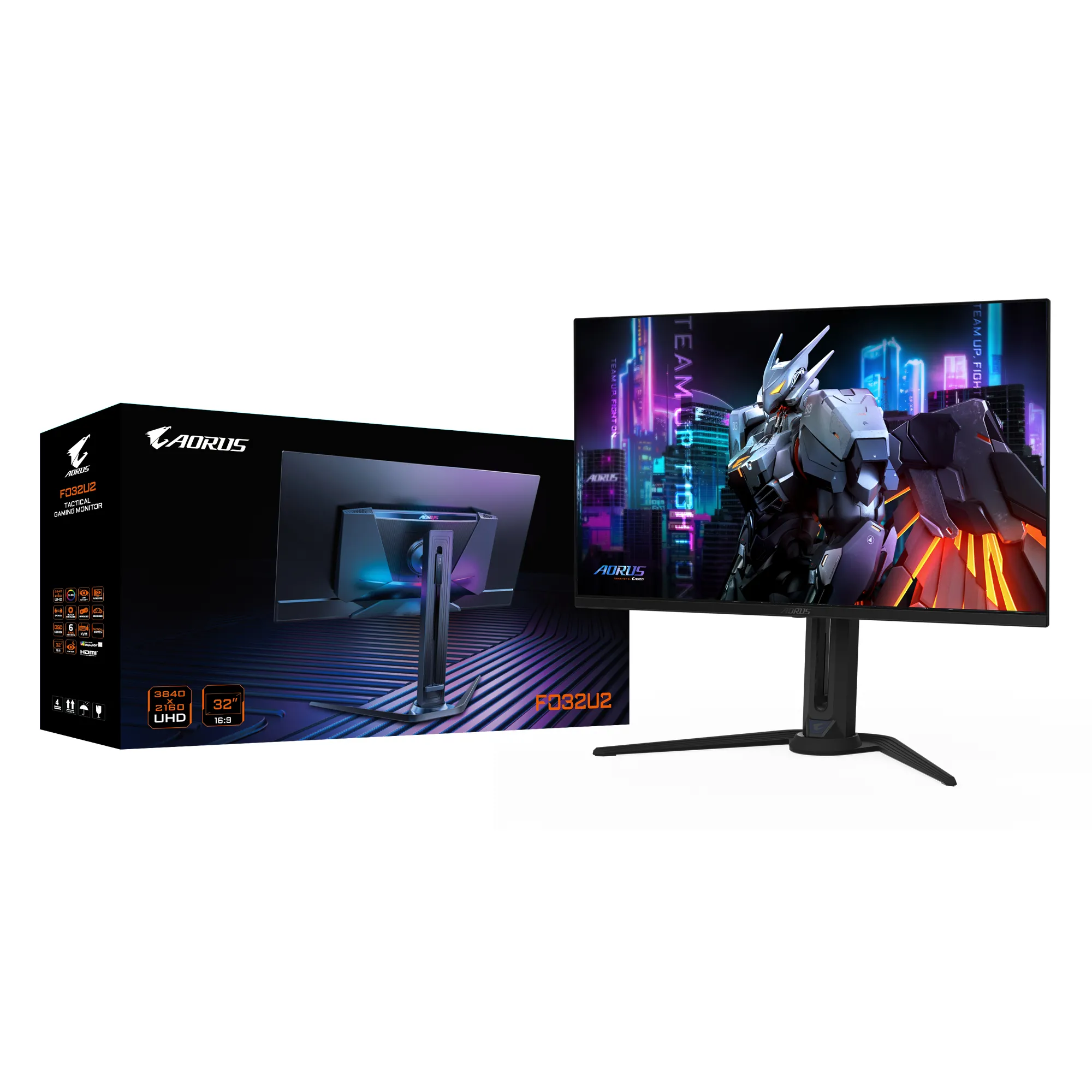 Gigabyte Aorus 32&quot; FO32U2. UHD, 240Hz, 0.03ms, FreeSynd OLED - gaming monitor