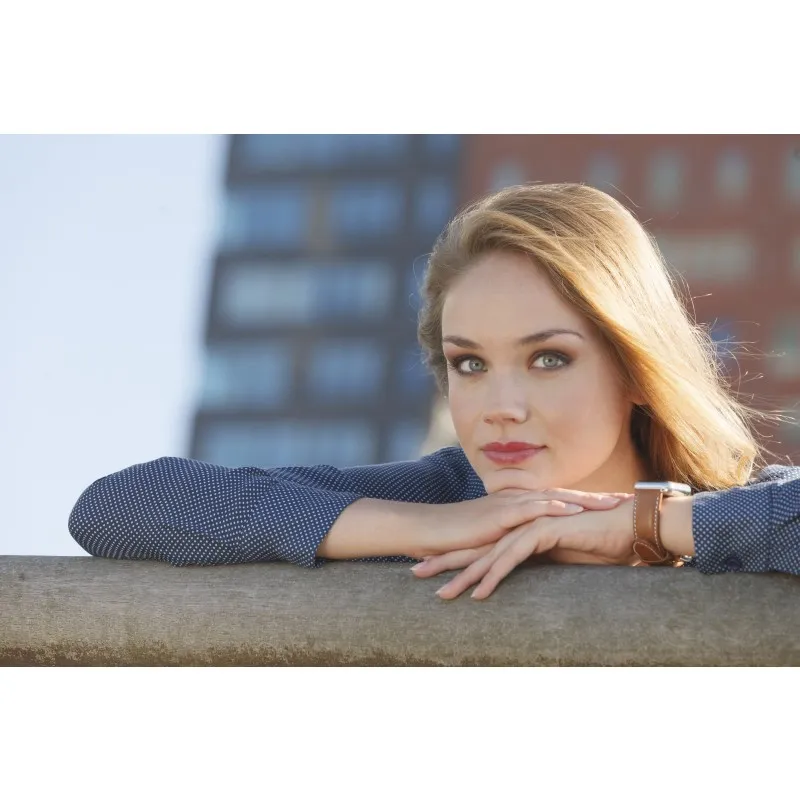 Watch Strap Copenhagen - 38mm Spacegray Tan