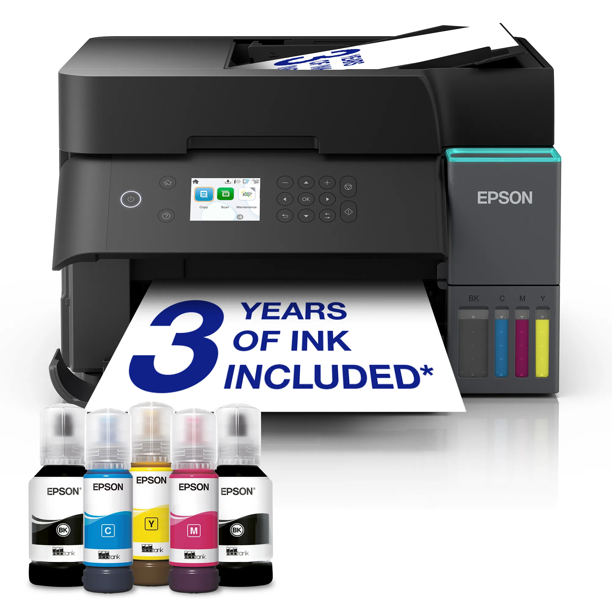 Epson EcoTank ET-3950 A4 - allt-i-ett f&auml;rgbl&auml;ckstr&aring;leskrivare