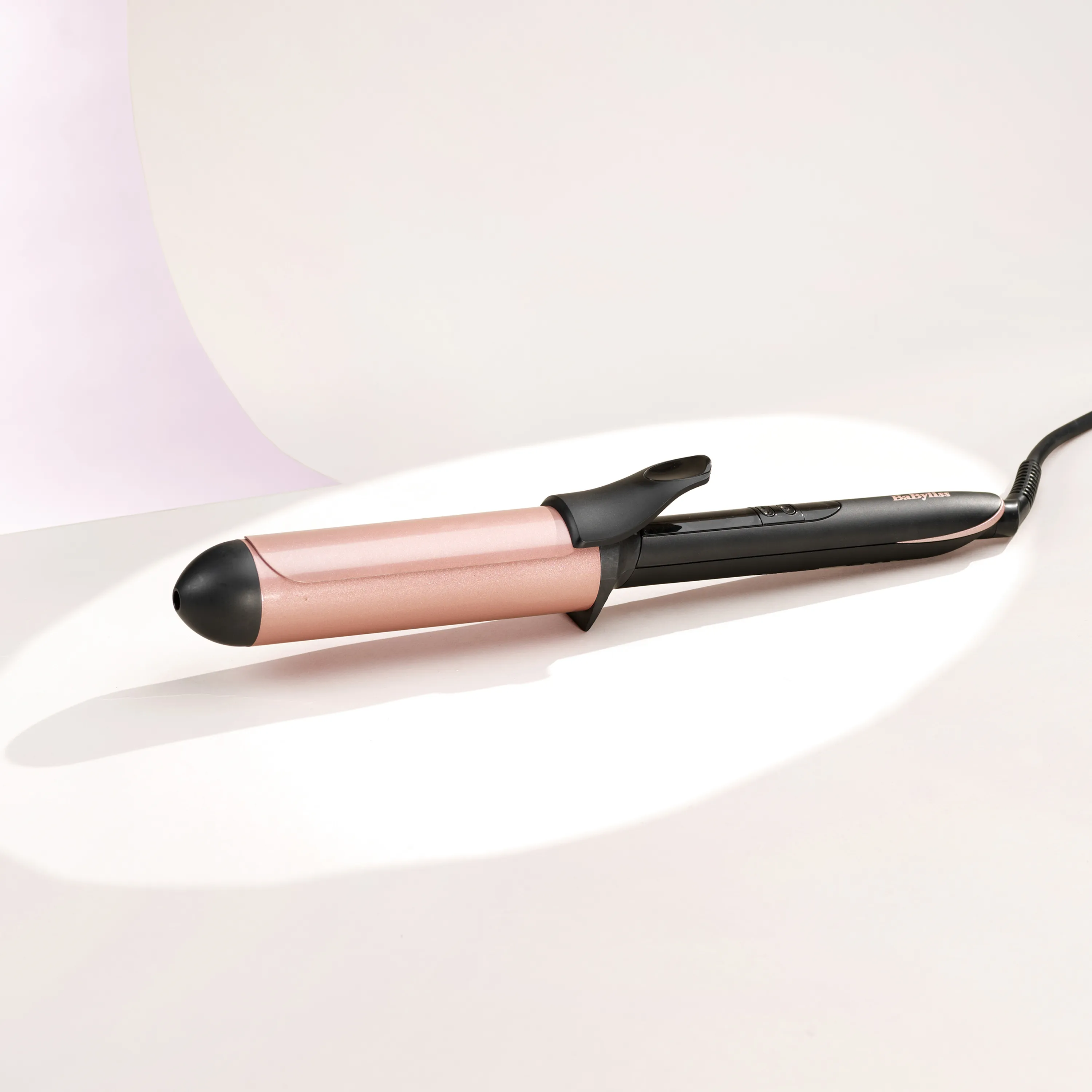Babyliss C453E -puikkokiharrin, Musta/Vaaleanpunainen