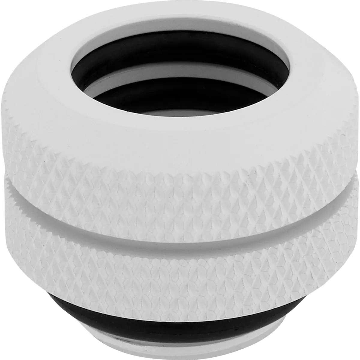 Corsair Fitting (hard tube),XF Hardline 4-pack (12mm OD compression_ glossy white)