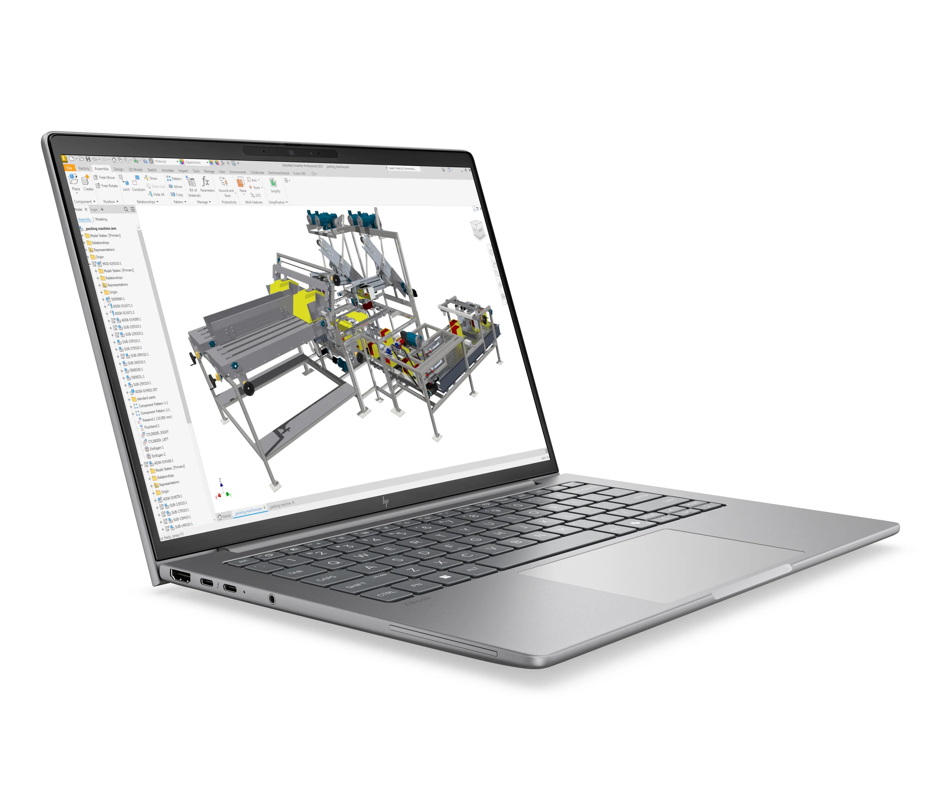 HP ZBook 8 G2a 14.0" Ryzen AI 9 HX PRO 470, 64 Gt, 1 Tt, Radeon 890M, Win 11 Pro -kannettava, hopea