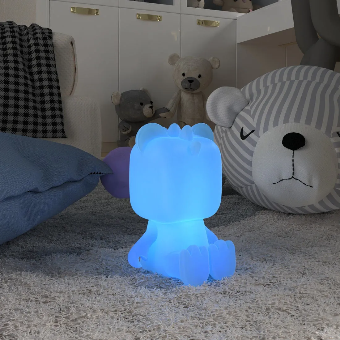 MOB Cute Animal Light Dino Multicolor