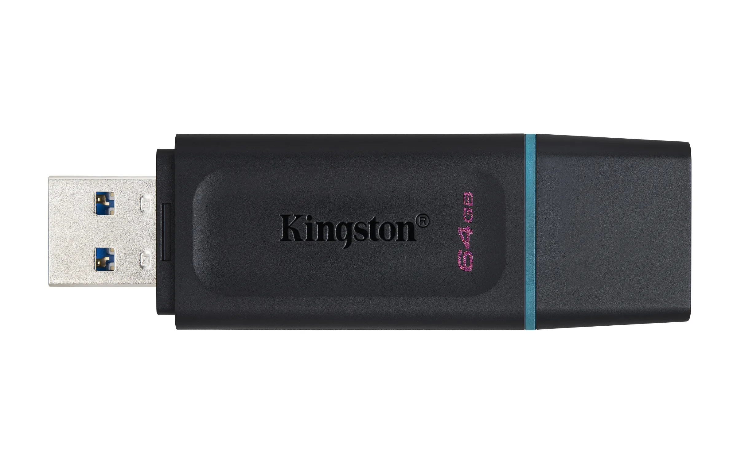 Kingston 64 GB DataTraveler Exodia USB 3.2 Gen 1 (3.1 Gen 1) - minne, Svart
