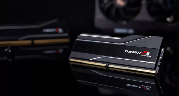 G.Skill Trident Z5 Neo RGB 64 Gt (2x32Gt) 6000 MHz, DDR5, CL26 - minne, Svart