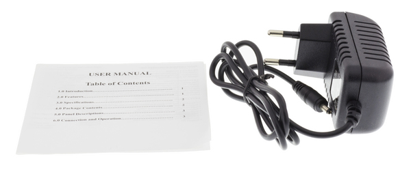 DELTACO 2-ports HDMI-splitter, HDMI 1.3b, 3D, 15m, svart