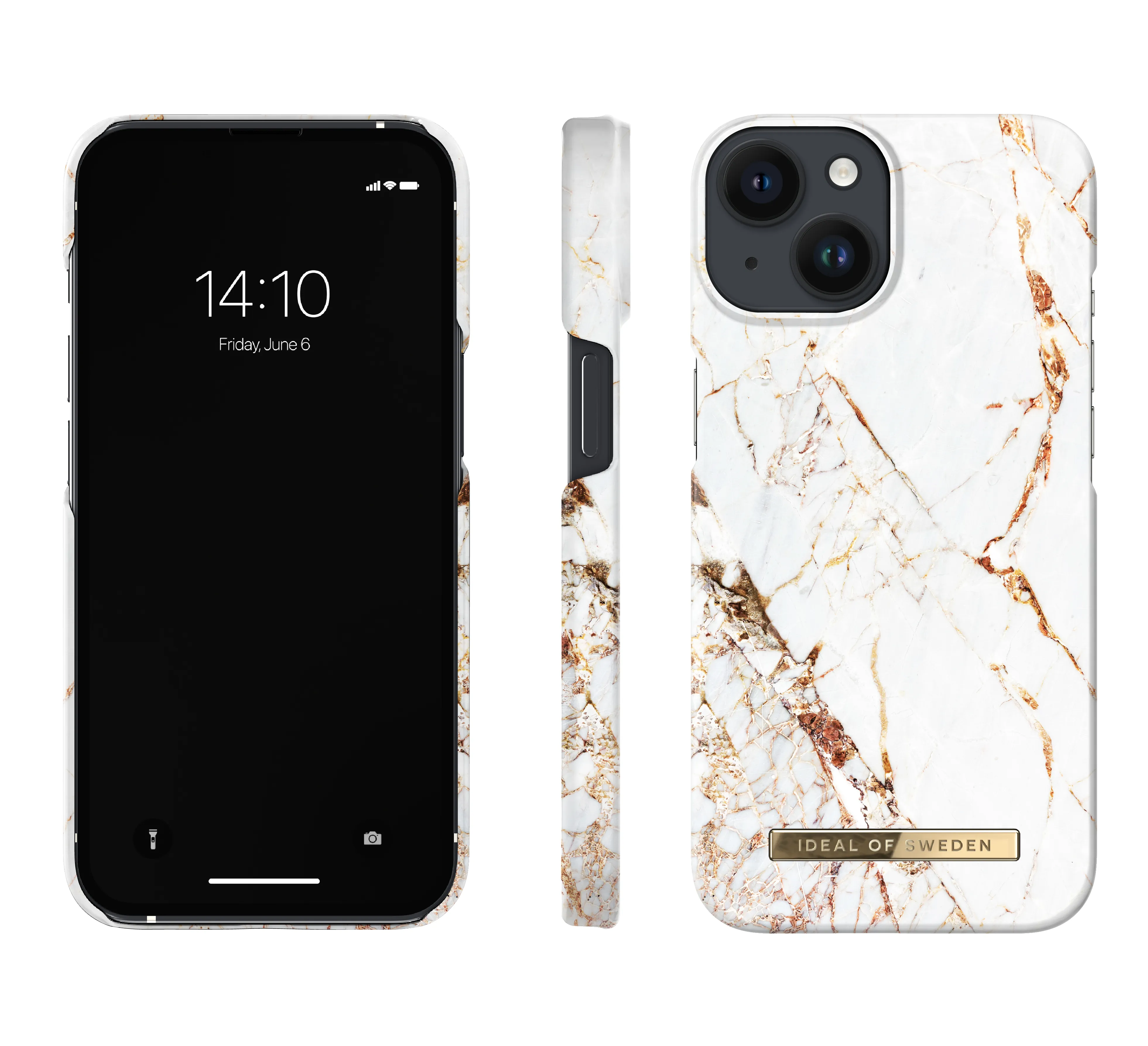 iDeal of Sweden Fashion Case, iPhone 14/13 - Case, Carrara Gold