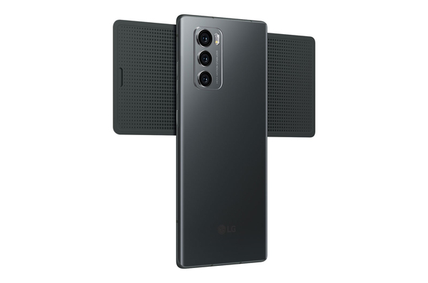 LG Wing 5G 8/128GB -mobile phone, Aurora Grey