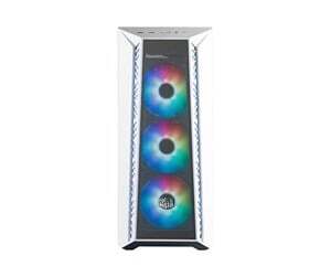 Cooler Master MasterBox 520 Mesh Midi-Tower Case with window and RGB lighting, White