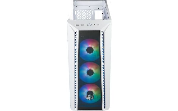 Cooler Master MasterBox 520 Mesh Midi-Tower Case with window and RGB lighting, White