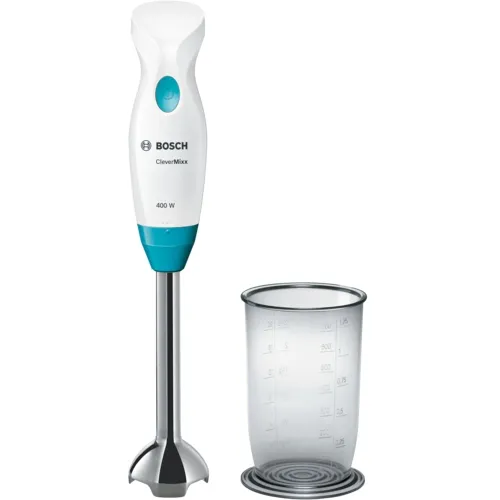 Bosch MSM2410DW - hand blender, white/turquoise