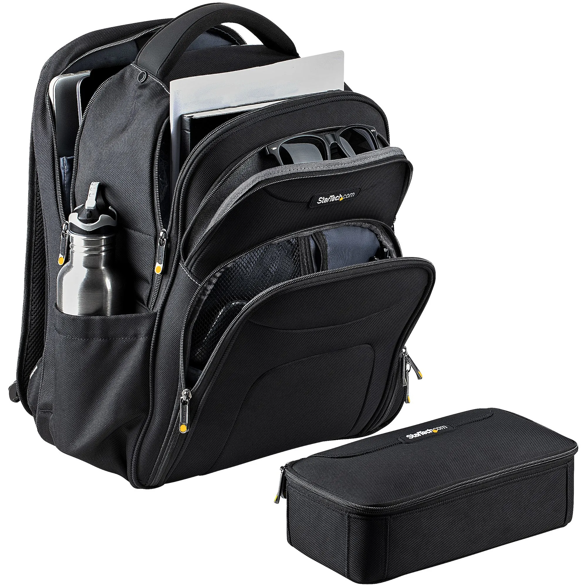 15.6in Laptop Backpack w/Accessory Case