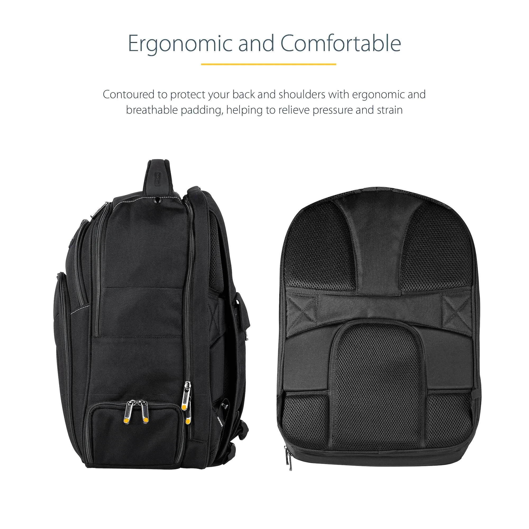 15.6in Laptop Backpack w/Accessory Case