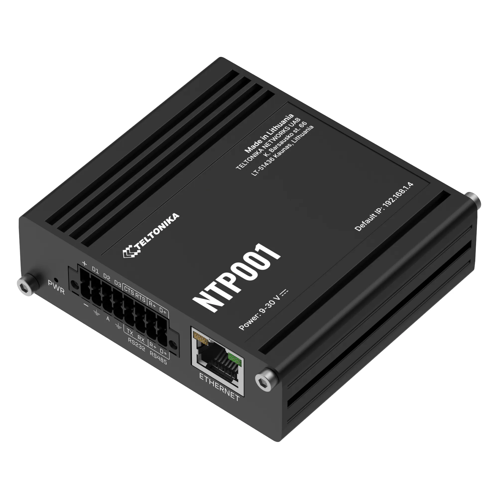 Teltonika NTP001 is a stratum-1 server