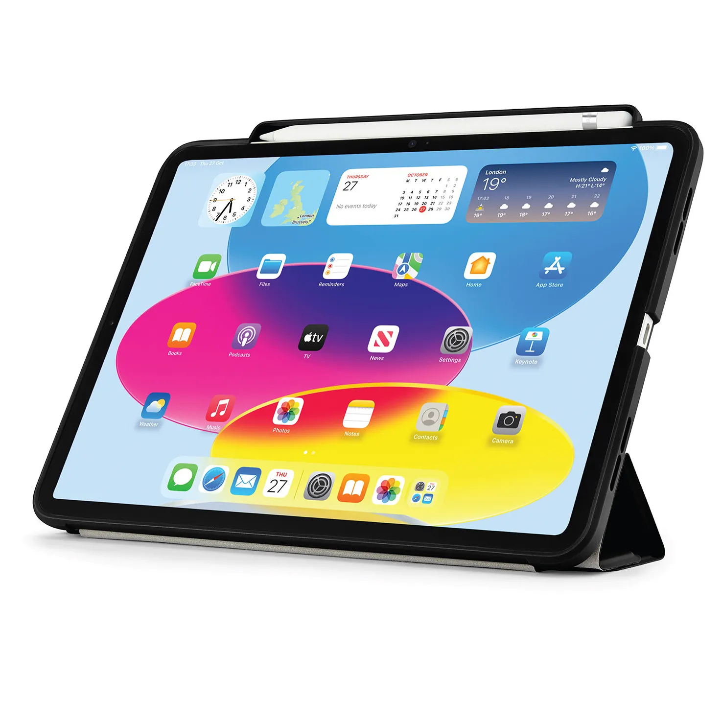 Pipetto iPad 10,9-tum (10:e gen) Rotating Folio - Black