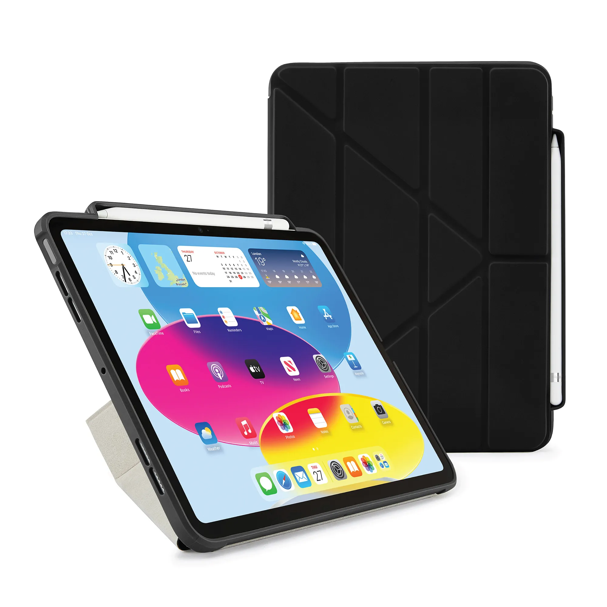 Pipetto iPad 10,9-tum (10:e gen) Rotating Folio - Black