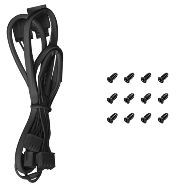 DeepCool FD12 3in1, 3x120 mm ARGB Case Fan Kit, Black