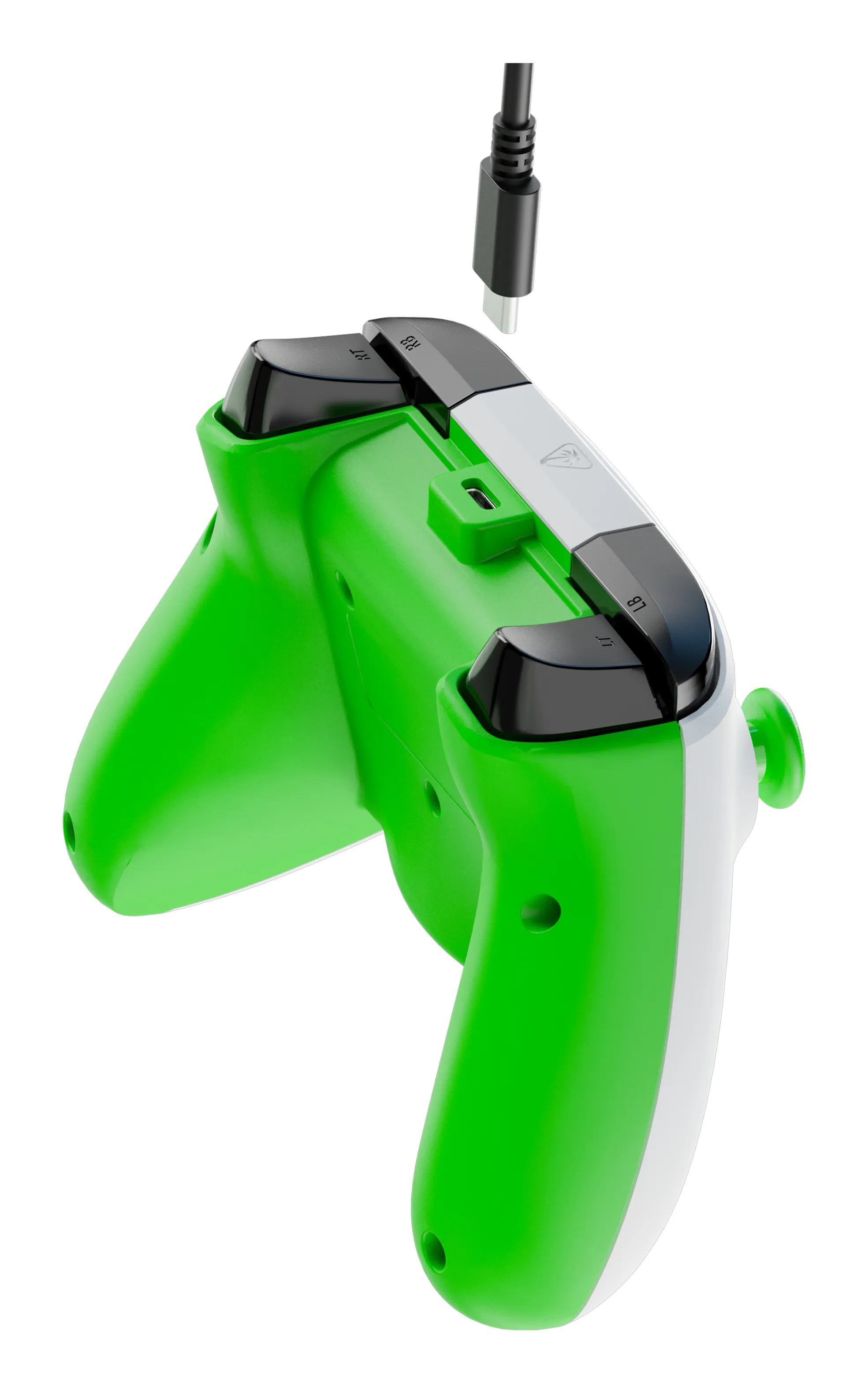 Turtle Beach Rematch Core tr&aring;dbunden handkontroll f&ouml;r Xbox och PC - Vit och gr&ouml;n