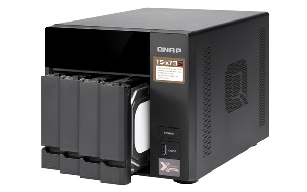 Qnap TS-473-4G, 4x h&aring;rdiskplatser - NAS-server