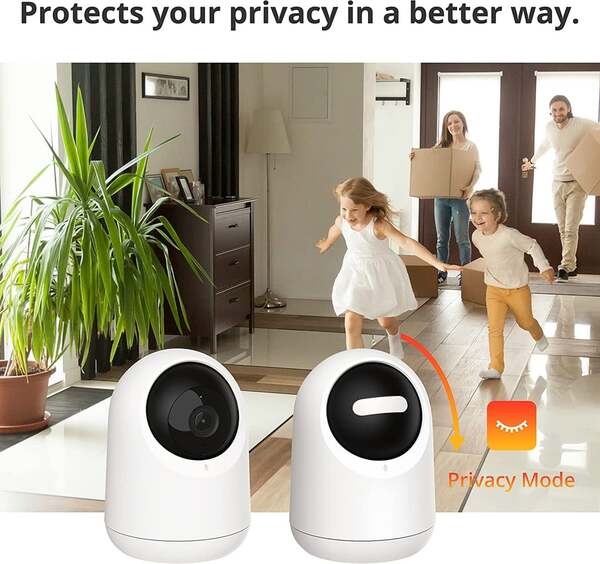 SwitchBot Pan/Tilt Cam Plus 3K - indoor security camera, white