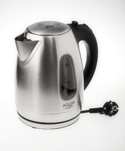 Adler AD1223 kettle, 1.7L, 2200W, Stainless steel