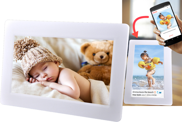 DENVER FRAMEO SLIM (WHITE 10.1" WIFI PHOTOFRAME)