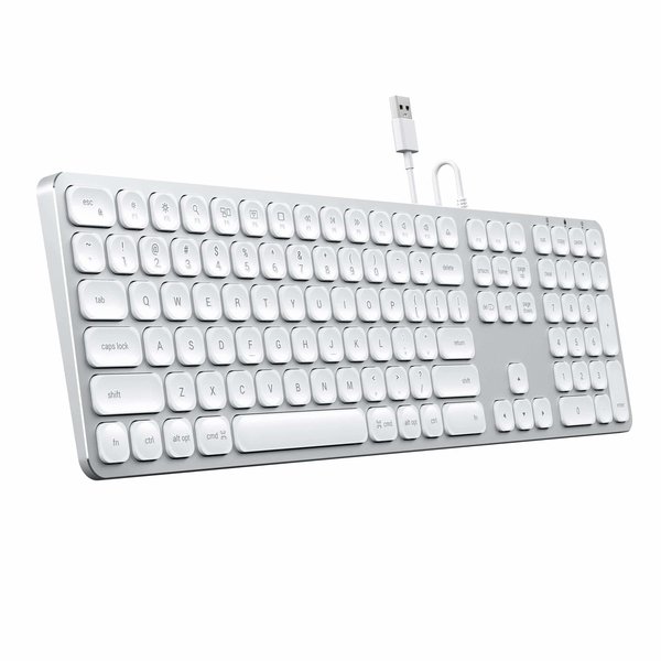 Satechi tangetbord med USB anslutning, silver